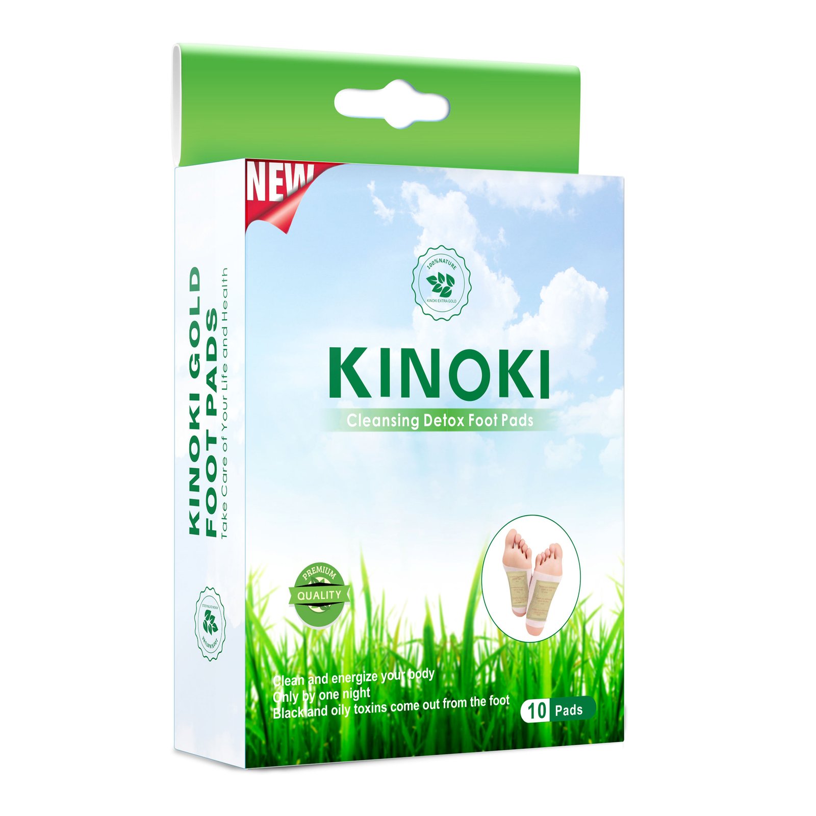 Kinoki Cleansing Foot Pads - 10 Pads
