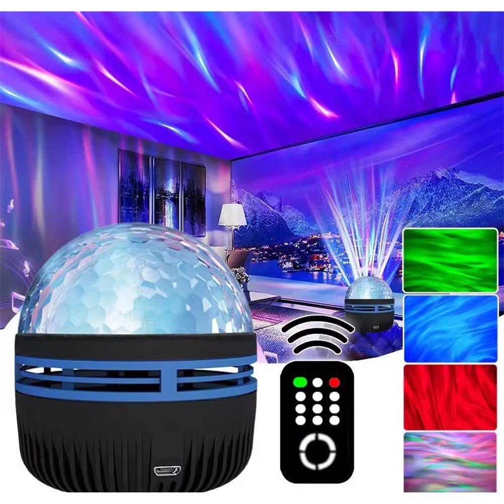 Aurora Galaxy Projector Night Light with Remote