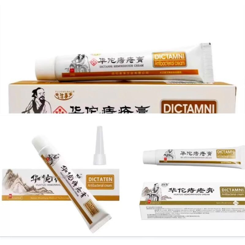 Huatuo Dictamni Antibacterial Hemorrhoid Cream