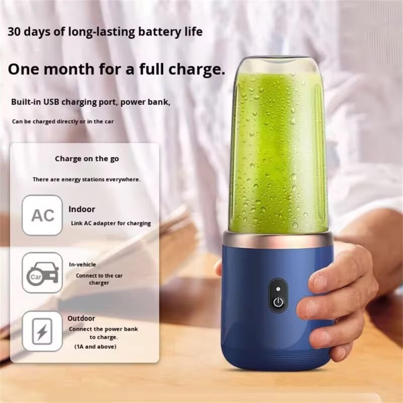 Portable Rechargeable Juicer Blender Bottle